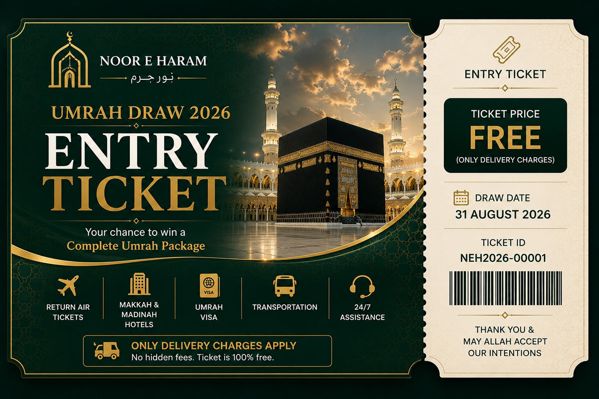 🕋 Noor-e-Haram Umrah Registration Ticket ⭐